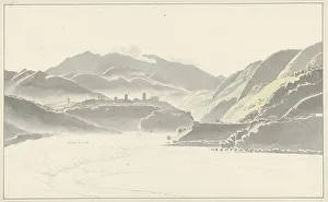 Joseph August Knip Prints: View of Cittaducale, c.1810-c.1812. Creator: Josephus Augustus Knip
