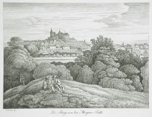 View of a City, 19th century. Creator: Johann Jakob Kirchner