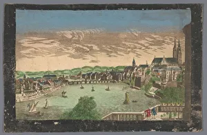 Prepared Paper Prints: View of the city of Basel, 1700-1799. Creator: Anon