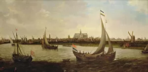 Images Dated 3rd April 2013: View of the city of Haarlem from the north