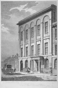 George Shepherd Prints: View of the City of London Tavern from Bishopsgate, City of London, 1809. Artist