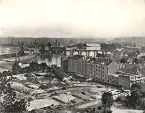 Prague Collection: View of the city of Prague, Czechoslovakia, 1895. Creator: Unknown