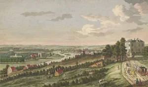 Overton Henry Prints: View of the city of Richmond on the River Thames, 1752. Creator: Charles Grignion