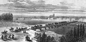 Invaders Prints: View of the City of Tours, 1871. Creator: Unknown