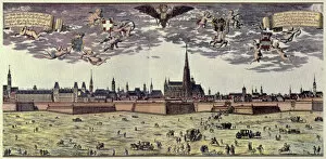 Vienna Gallery: View of the city of Vienna before the Turkish siege of 1683