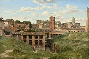 Campanile Prints: View of the Cloaca Maxima, Rome, 1814. Creator: CW Eckersberg
