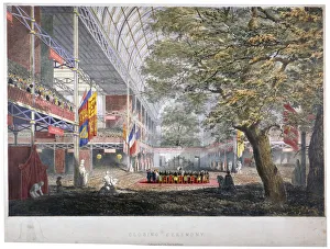 Iron Prints: View of the closing ceremony of the Great Exhibition of 1851, London, 1851