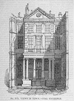 View of the Coal Exchange in Thames Street, City of London, 1810