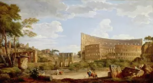 View of the Colosseum, 1735. Creator: Giovanni Paolo Panini