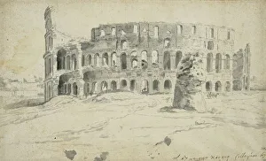 Coliseum Prints: View of the Colosseum in Rome, unknown date. Creator: Anon