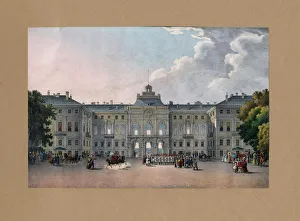 View of the Constantine Palace in Strelna near St. Petersburg