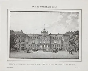 View of the Constantine Palace in Strelna near St. Petersburg, 1833