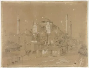 David Roberts Prints: View of Constantinople, 1840/45. Creator: David Roberts