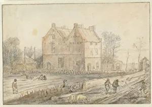 Sowing Prints: View of a Country House with Sowers in the Field