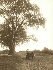 Vladimir Ivanovich Fedorov Prints: View of a country road near the Budunda Monastery