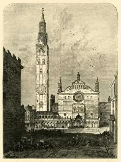 Trader Gallery: View in Cremona, 1890. Creator: Unknown