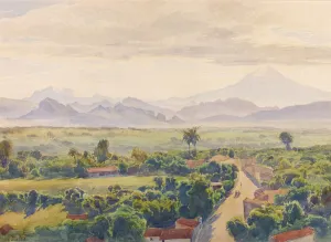 View of Cuernavaca, late 19th-early 20th century. Creator: Henry Otto Wix View of Cuernavaca, late 19th-early 20th century. Creator: Henry Otto Wix