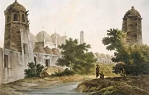 Castes Gallery: A View of the Cuttera built by Jaffeir Cawn at Muxadavad, pub. 1785-88. Creator: William Hodges