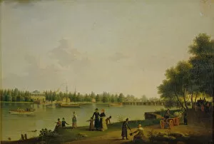 Benjamin 1748 1815 Gallery: View of the Dacha of Prince Stroganov near Saint Petersburg, 1804
