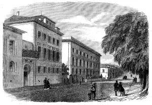 Princess Alice Prints: View in Darmstadt - from a sketch by our special artist, 1862. Creator: Unknown