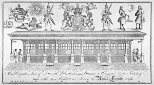 Hogarth Gallery: View of David Loudons Bun House, Pimlico Road, Chelsea, London