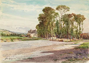 Crate Prints: View from Dieppe: Parc aux huitres, c1880s. Creator: Unknown