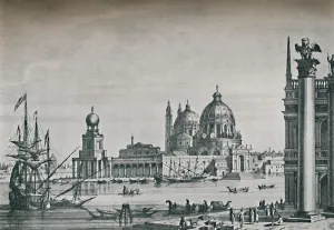 Geoffrey Holme Collection: View of the Dogana, 1702, (1925). Creator: Peter Schenk
