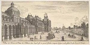 Della Bella Prints: View of the dome of the Palace of the Tuilleries, from Various views of remarkable pla