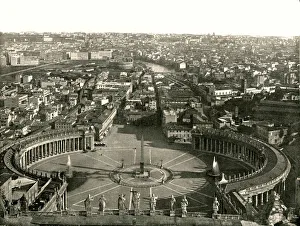 W Ands Ltd Prints: View from the dome of St Peters, Rome, Italy, 1895. Creator: W &s Ltd