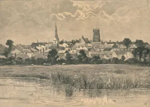 Dorchester Prints: View of Dorchester, 19th century