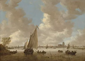 View of Dordrecht from the North, early 1650s. Creator: Jan van Goyen View of Dordrecht from the North, early 1650s. Creator: Jan van Goyen