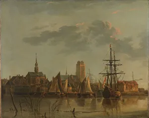 Cuyp Aelbert Prints: View of Dordrecht at Sunset, c.1700-c.1842. Creator: Unknown