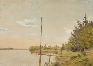 Copenhagen Kobenhavn Denmark Prints: View from Dosseringen near the Sortedam Lake Looking Towards Norrebro