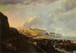 Wilson Prints: View of Dover, 1747, (1944). Creator: Richard Wilson