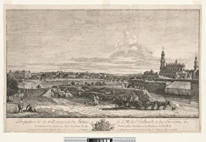 View of Dresden, 1748. Creator: Bernardo Bellotto (Italian, 1721-1780)