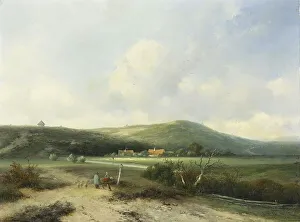 Johannes Franciscus Hoppenbrouwers Prints: View in the Dunes, 1855. Creator: Johannes Franciscus Hoppenbrouwers