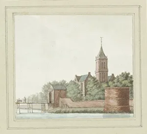 City Gate Prints: View of Edam, c. 1757. Creator: Anon