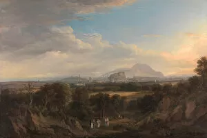 A View of Edinburgh from the West, 1822 to 1826. Creator: Alexander Nasmyth