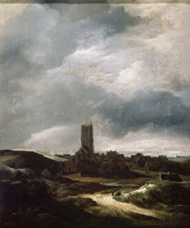 Jacob Van Collection: View of Egmond-an-Zee, c1655. Artist: Jacob van Ruisdael