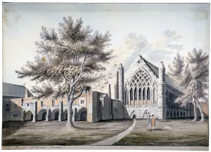 Godfrey Prints: View of Ely House in Ely Place, Holborn, London, 1775. Artist: RB Godfrey