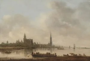 1596 1656 Prints: View of Emmerich, 1645. Creator: Jan van Goyen (Dutch, 1596-1656)