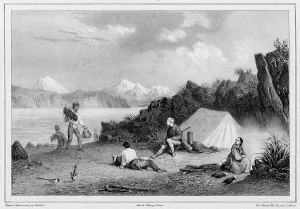 Campsite Prints: View of the entrance to Avacha Bay