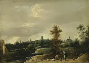 David Prints: View of the Environs of Brussels, 1650. Creator: David Teniers II