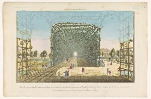 View of the foliage of the Governor's garden in Pondicherry, 1735-1805. Creator: Unknown