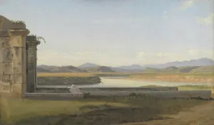 Eckersberg Cw Prints: View from the Fontana Acetosa, Rome;View of the Fontana Acetosa