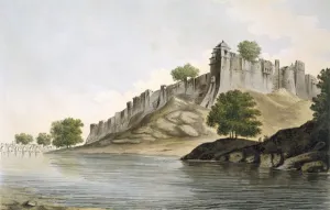 A View of the Fort of Ilionpoor upon the Banks of the River Goomty, pub. 1785-88