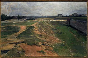 View of the Fort at Vanves, c1880. Creator: Rene Billotte