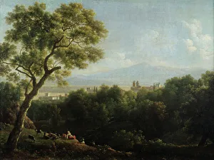 Frascati Prints: View of Frascati, 1820. Artist: Jean Joseph Xavier Bidauld