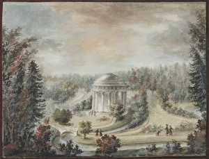 Pavlovsk Prints: View of the Friendship Temple in Pavlovsk