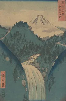 Volcano Prints: View of Fuji san from the Mountains in the Province of Izu (Izu no Sanchu)